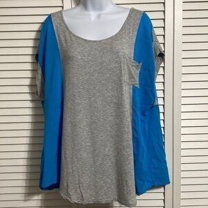 Lane Bryant color block top!